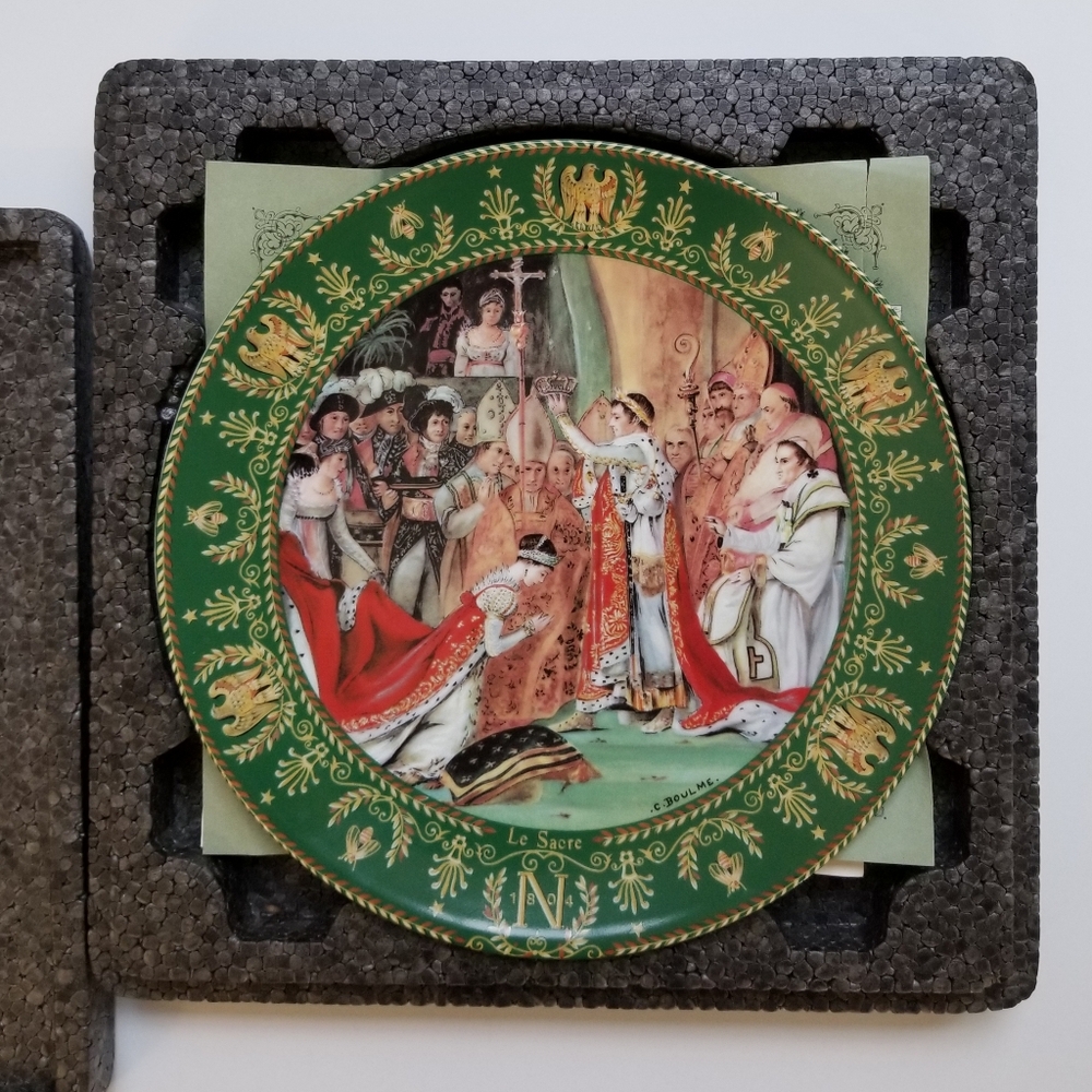 Henri D'Arceau L. & Fils Collectible Plate / Josephine et Napoleon - Picture 1 of 6